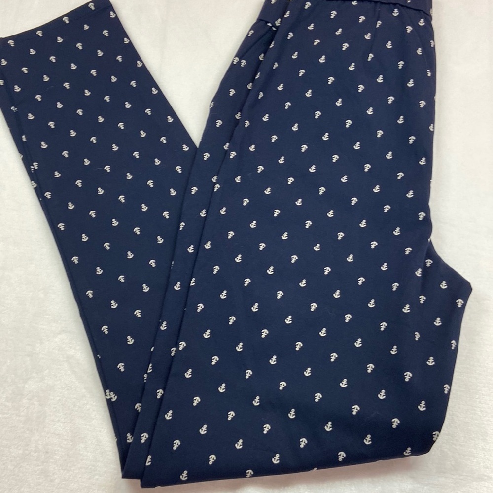 Lemon Way TALL Pull-on Elastic Waistband Nautical Pant 6T